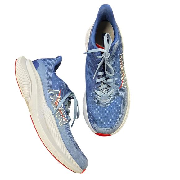 HOKA Mach 6 Womens Running Shoes Size 9 Mirage Stellar Blue Athletic Sneakers - Picture 3 of 10
